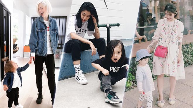 Đây chính là các cặp mẹ con nhà fashionista mặc chất khỏi bàn!