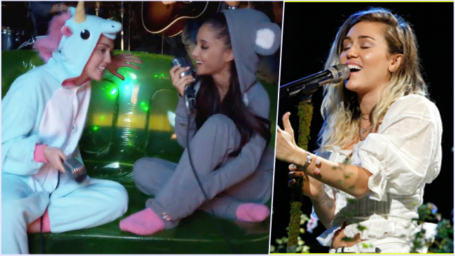 Miley Cyrus trình diễn ca khúc mới gửi đến Ariana Grande: Tôi sẽ luôn bên cạnh bạn!