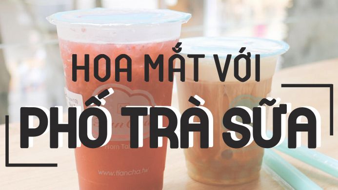 Ở Sài Gòn tồn tại hẳn một phố trà sữa ngay khu vực trung tâm thành phố
