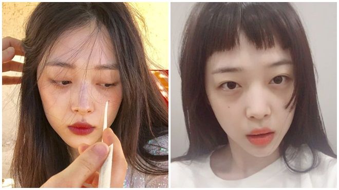 Gây sốc với kiểu tóc mới ngắn tủn và siêu ngố, Sulli bị cư dân mạng chê bai hết lời