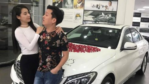 Lộ ảnh Trường Giang tậu xế hộp tiền tỷ tặng Nhã Phương