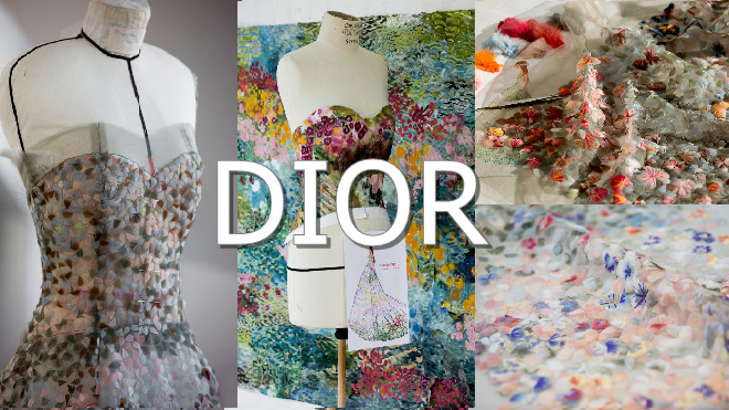 'Đột nhập' xưởng may Dior, cùng xem bộ váy hoa của Elle Fanning được làm ra như thế nào!