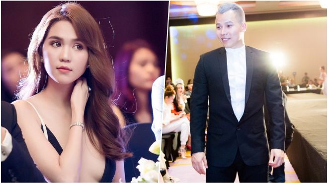 Ngọc Trinh đẹp hút hồn với váy xẻ sâu ngực