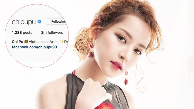 Chi Pu trở thành nghệ sĩ Việt Nam đầu tiên cán mốc 2 triệu lượt theo dõi trên Instagram