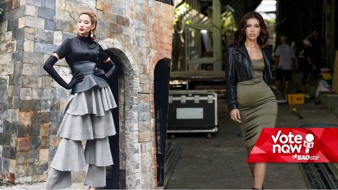 Hoàng Thùy - Minh Tú thi nhau khoe trình catwalk 'không thể nghiêm túc' khiến fan thích thú