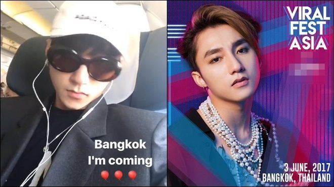Sơn Tùng điển trai lên đường sang Bangkok tham dự lễ hội âm nhạc châu Á