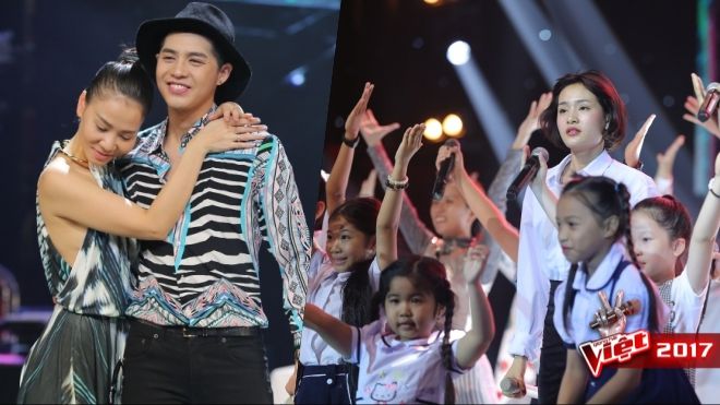 Thu Minh tình cảm bên Noo Phước Thịnh, Hiền Hồ mang dàn vũ công nhí lên sân khấu tổng duyệt Chung kết The Voice