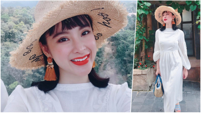 Angela Phương Trinh đón đầu xu hướng hè với khuyên tai tua rua siêu đáng yêu