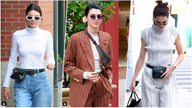 Buộc túi ngang hông, Kendall Jenner cứ lăng xê gì thì đều trở thành mốt