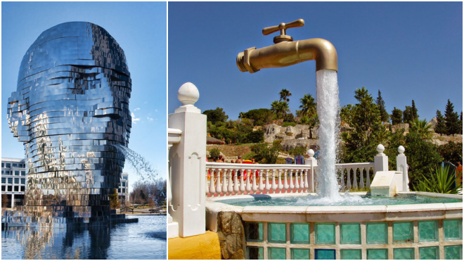 10 tượng đài phun nước nghệ thuật xứng đáng là đỉnh cao kiến trúc