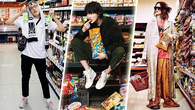 Khoe đồ với background siêu thị: tín đồ streetwear cứ thế mà có ảnh chất thôi