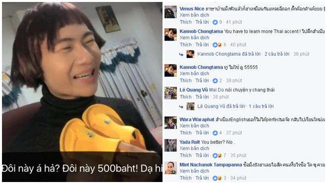 Làm clip nhại tiếng Anh của người Thái Lan, nam thanh niên Việt bị cư dân mạng xứ chùa vàng 'ném đá' tới tấp
