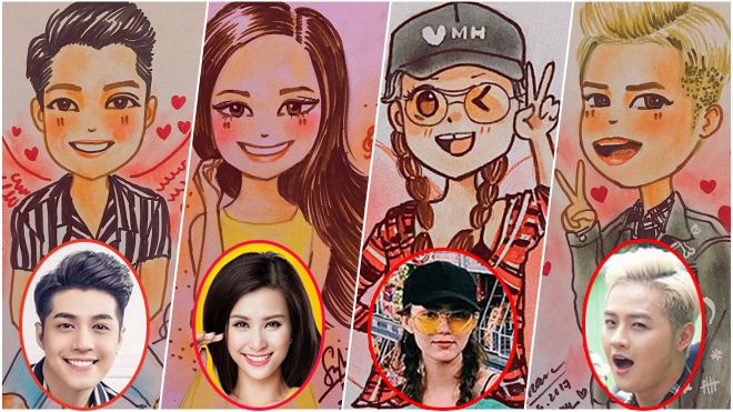 Loạt ảnh chibi dễ thương 'muốn xỉu' của sao Việt