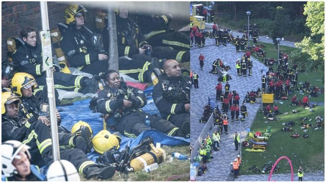 Anh: Lửa được khống chế sau 11 giờ, hàng trăm lính cứu hoả gục ngã vì kiệt sức