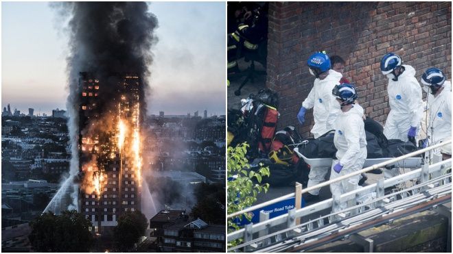 Không một ai ở 3 tầng trên cùng sống sót: Những thi thể đầu tiên được đưa ra khỏi tòa tháp 27 tầng sau vụ cháy