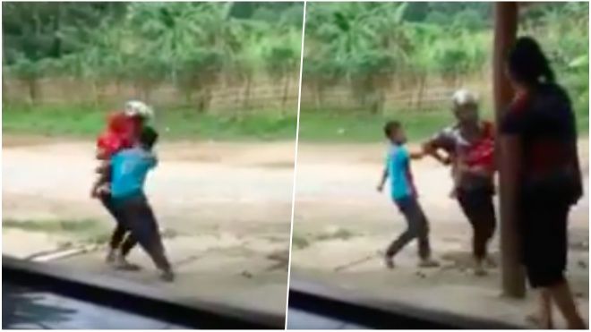 Yên Bái: Phẫn nộ clip cậu bé đòi đánh mẹ vì không được mua điện thoại Iphone