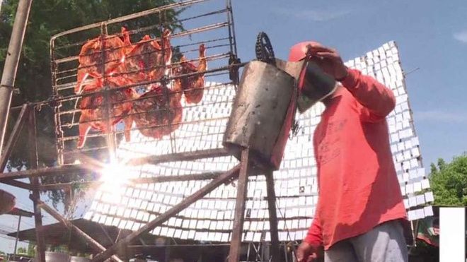 Giờ đây người ta đã có thể nướng chín gà bằng năng lượng mặt trời chỉ trong 15 phút