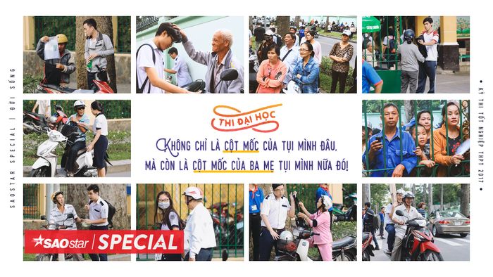 Thi đại học không chỉ là cột mốc của tụi mình đâu, mà còn là cột mốc của ba mẹ tụi  mình nữa đó!