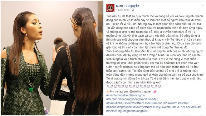 Minh Tú viết tâm thư giải thích về hành động gay gắt cực độ với Lan Khuê: 'Con mình sao mình không xót'