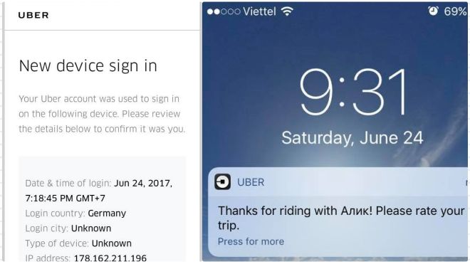 Ngồi ở Sài Gòn, khách bị trừ tiền đi Uber tại Nga, Australia