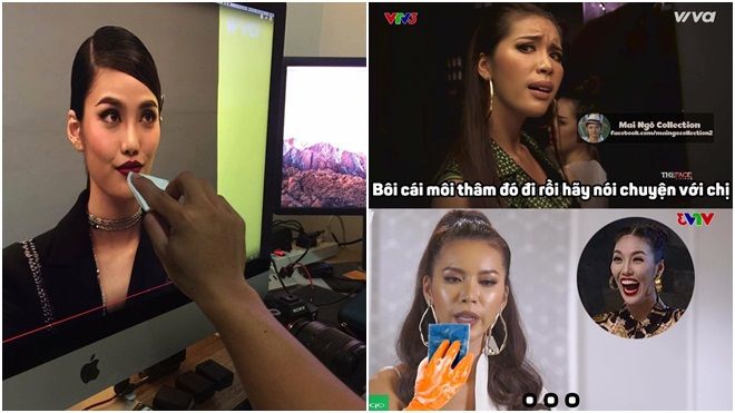 Chỉ một câu 'Bôi cái môi thâm đi rồi nói chuyện' mà The Face đã có nguyên 'rổ' ảnh chế… hết hồn