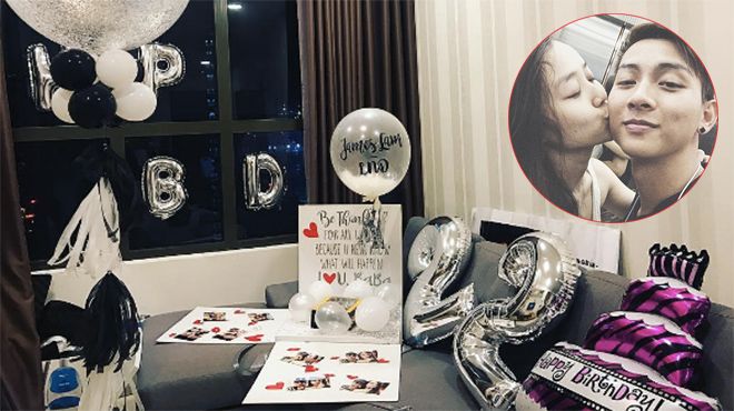 Hoài Lâm gọi bạn gái là 'Vợ', hạnh phúc đón sinh nhật tuổi 22