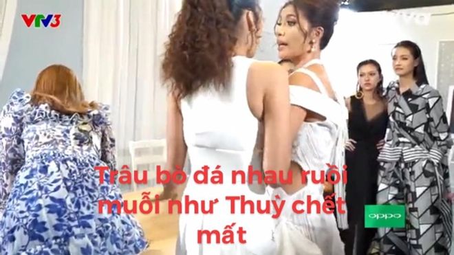 Phì cười trước khoảnh khắc câu nói của Hoàng Thùy ứng nghiệm: 'Trâu bò đánh nhau, ruồi muỗi như Thùy chết mất'