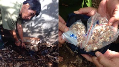 Vụ đào trộm mộ ở Hải Dương: Xâm hại mồ mả để tìm 5,2 cây vàng