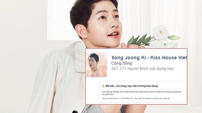 Fanpage lớn nhất của Song Joong Ki tại Việt Nam đóng cửa sau thông tin nam diễn viên lấy vợ!