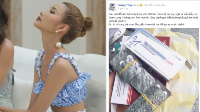 Bị bệnh viêm dạ dày hành hạ nhưng Hoàng Thùy vẫn không quên thả 'ca dao tục ngữ'