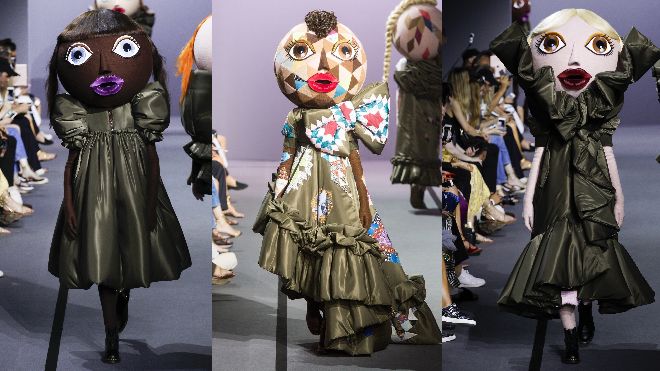 Viktor & Rolf 'dọa' khán giả với màn trình diễn của búp bê sống ma mị