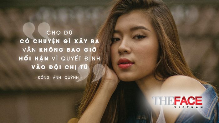 Đồng Ánh Quỳnh The Face: '…Chị Khuê khắt khe với mình, chứng tỏ mình có khả năng'