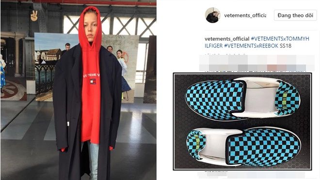 Hết kết hợp với Tommy Hilfiger, Vetements lại tung ra mẫu giày cùng Vans khiến fan đỡ 'thính' chẳng kịp