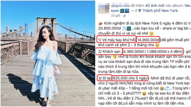 'Review' du lịch New York chỉ với hơn 20 triệu đồng, nữ DJ xinh đẹp bị cộng đồng mạng 'ném đá' dữ dội