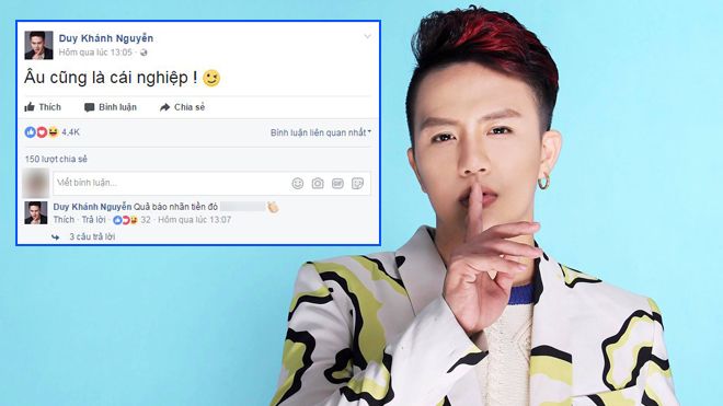 Trước status đầy ẩn ý ‘Âu cũng là cái nghiệp!’, Duy Khánh khẳng định không ‘đá xéo’ Hari Won