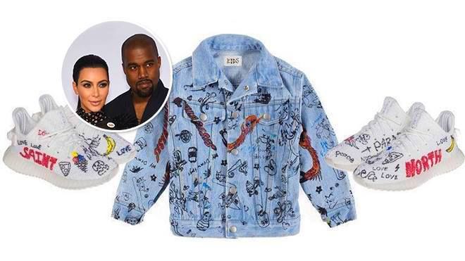 Kim Kardashian, Kanye West tung bộ sản phẩm dành cho trẻ em và tất nhiên không thể thiếu Yeezy