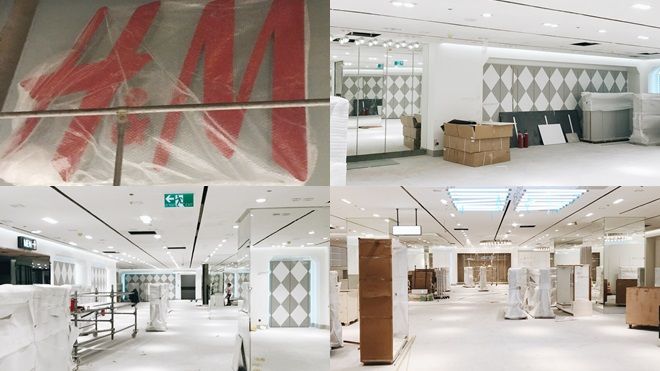 HOT: 'Tận mục sở thị' bên trong cửa hàng H&M đầu tiên đã hoàn thành 70%, Zara coi chừng đi là vừa!