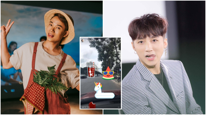 Sơn Tùng thích thú 'Ngồi hát đỡ buồn' với Trúc Nhân trong xe ô tô