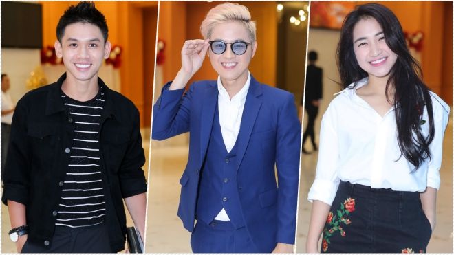 'Đôi bạn thân' Thanh Duy - Đại Nhân cùng Hòa Minzy vui vẻ đến chúc mừng Huy Nam và bà xã hotgirl