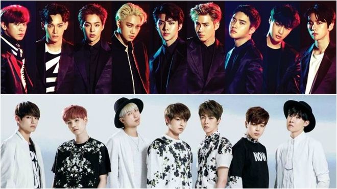 EXO - BTS: Sẽ có một 'trận chiến' không khoan nhượng nửa cuối 2017