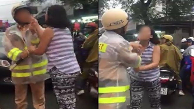 Người phụ nữ túm áo, chửi bới CSGT ở Sài Gòn: 'Tôi không muốn thanh minh, cứ để mọi người bình luận'