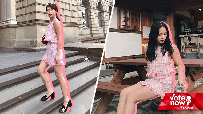 'Tâm đầu ý hợp' trong mẫu váy hồng điệu đà, Quỳnh Anh Shyn và Châu Bùi ai 'nhỉnh' hơn ai?