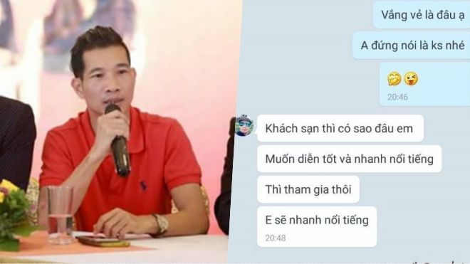 Rò rỉ tin nhắn đạo diễn phim hài Tết gạ tình diễn viên nữ?