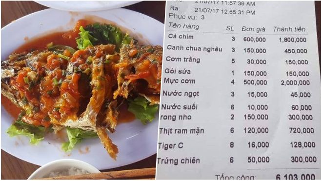 Khách du lịch tố quán ăn tại Đà Nẵng 'chặt chém', quản lý nói gì?