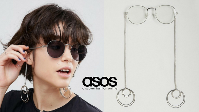 Làng thời trang sẽ phải ngã mũ thán phục trước thiết kế 'mắt kính kiêm bông tai' của nhà ASOS