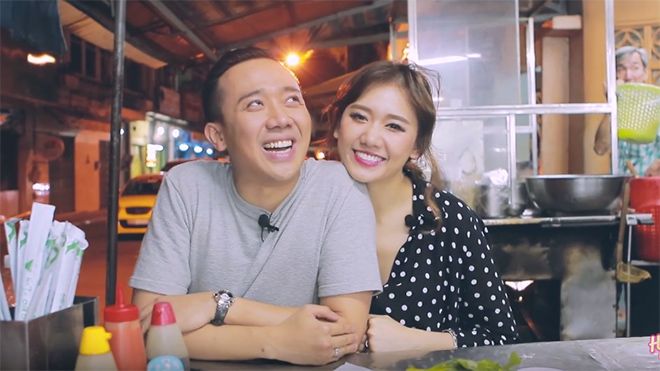 Hari Won - Trấn Thành khiến fan không nhịn được cười trước độ 'siêu ham ăn'