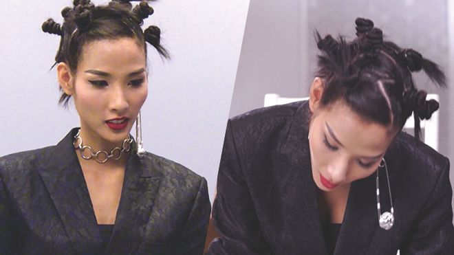 Vào cảm ơn thôi mà còn bị 'chỉnh bài', Hoàng Thùy chính xác là HLV nhọ nhất The Face!