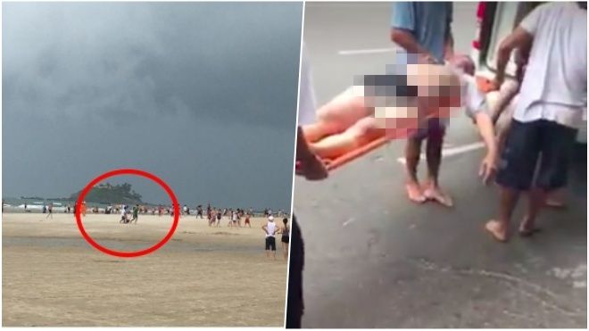 Vũng Tàu: Đang chụp hình cho khách trên bãi biển, một người đàn ông bất ngờ bị sét đánh
