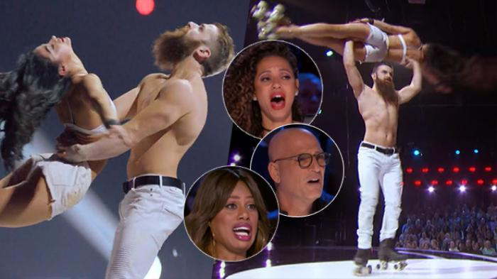 America's Got Talent: Giám khảo hét toáng, quay lưng đi vì màn vũ đạo quá mạo hiểm trên patin