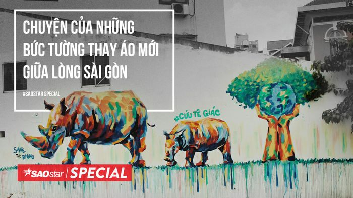 Chuyện của những bức tường thay áo mới giữa lòng Sài Gòn